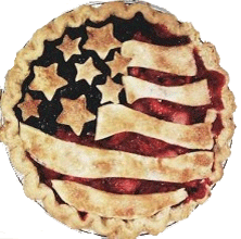 Sweet America Flag Pie